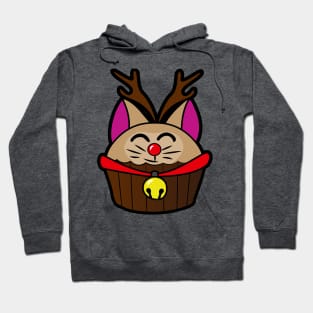 Rudolph Reindeer Cat Hoodie